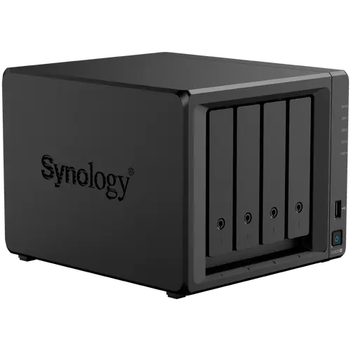 Synology DiskStation DS925+ Tower, 4-Bays 3.5'' SATA HDD/SSD, 2 x M.2 2280 NVMe SSD slot, CPU AMD Ryzen V1500B 4-core 2.2 GHz, 4 GB DDR4 ECC SODIMM, 2x RJ-45 2.5 GbE LAN Port; 2x USB 3.2; 1 xUSB Type-C expansion port; 2.26 kg; 3yr warranty - 5