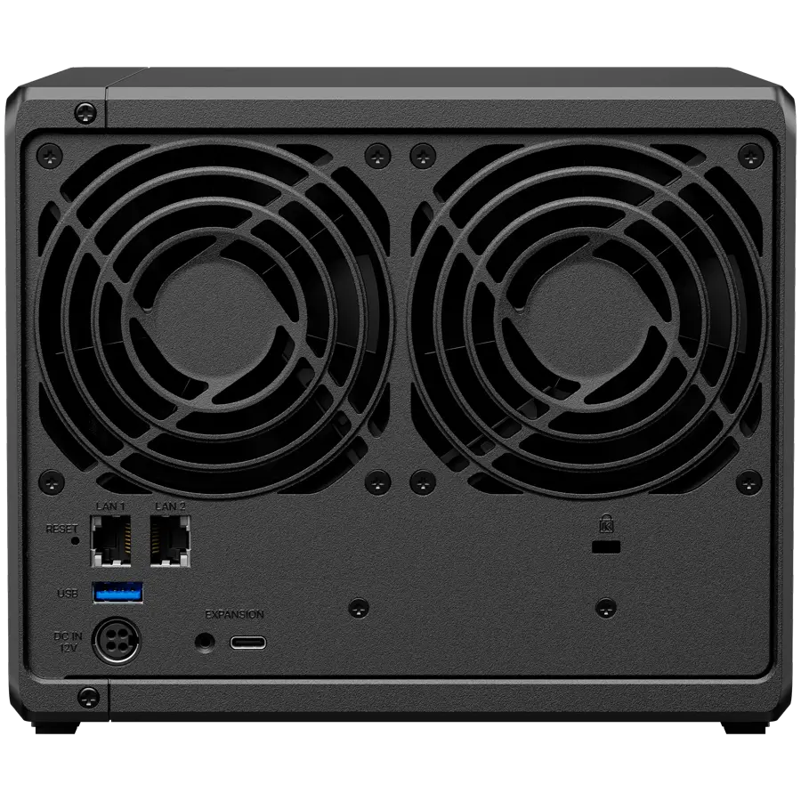 Synology DiskStation DS925+ Tower, 4-Bays 3.5'' SATA HDD/SSD, 2 x M.2 2280 NVMe SSD slot, CPU AMD Ryzen V1500B 4-core 2.2 GHz, 4 GB DDR4 ECC SODIMM, 2x RJ-45 2.5 GbE LAN Port; 2x USB 3.2; 1 xUSB Type-C expansion port; 2.26 kg; 3yr warranty - image 6