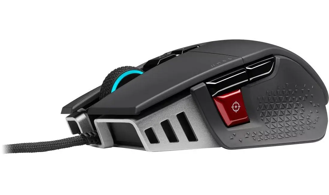 CORSAIR M65 RGB ULTRA, Backlit RGB LED, Optical, Silver ALU, Black - image 2