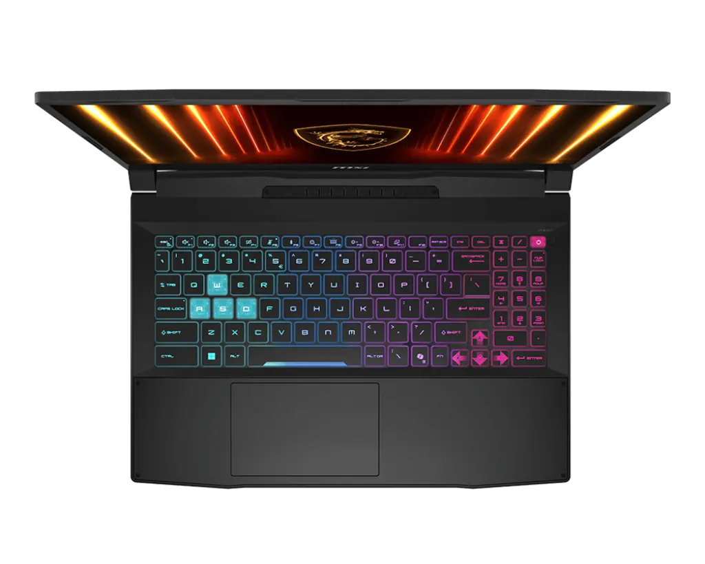 Лаптоп, MSI Katana 15 HX B14WEK, i5-14450HX (10C/16T 6P+ 4E, up to 4.8Ghz), NVIDIA GeForce RTX 5050 8GB GDDR7 440 AI TOPS, 15.6" QHD (2560x1440) 165Hz, IPS-Level, 16GB DDR5 2x8 5600MHz, 512GB SSD Gen4x4, Intel WiFi 6E, BT5.3, 4 Zone RGB Kbd, NO OS, 2.4kg - image 3