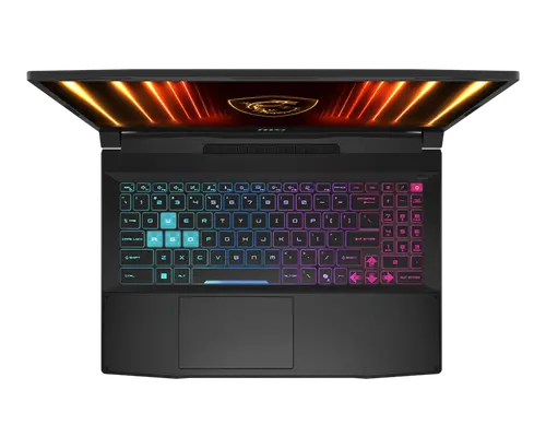Laptop, MSI Katana 15 HX B14WEK, i5-14450HX (10C/16T 6P+ 4E, până la 4.8Ghz), NVIDIA GeForce RTX 5050 8GB GDDR7 440 AI TOPS, 15.6" QHD (2560x1440) - 4