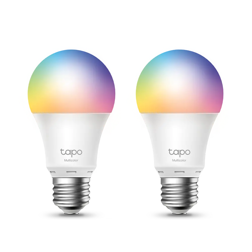 Лампа TP-Link Tapo L530E(2-pack), E27, 8.7W, 2,500 K-6,500 K, 806 lumens
