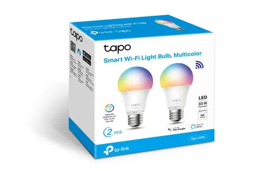 Лампа TP-Link Tapo L530E(2-pack), E27, 8.7W, 2,500 K-6,500 K, 806 lumens - image 4