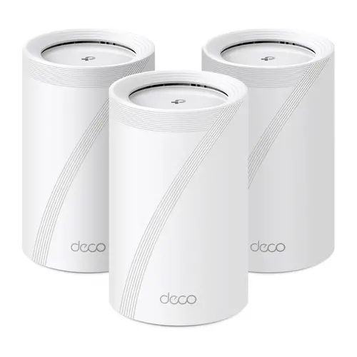 Безжичен рутер TP-LINK Deco BE65(3-pack), BE9300, 4x 2.5GbE, 1x USB3.0, Wi-Fi 7