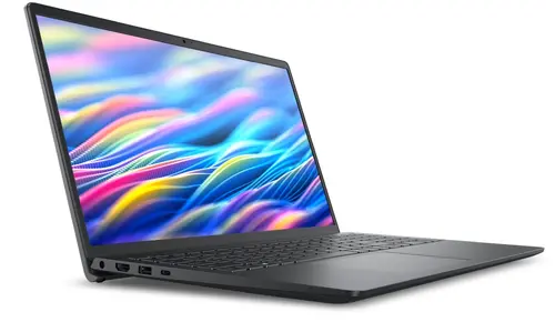 Лаптоп, Dell 15 DC15250, Intel Core 3 100U (6 cores, up to 4.7 GHz), 15.6" FHD (1920x1080) 120Hz 250 nits WVA AG, 8GB, 1x8GB, DDR4, 2666MHz, 512GB M.2 PCIe, Intel UHD Graphics, Wi-Fi 6, BG Keyboard, Ubuntu, Carbon Black (Plastic), 3Y PS - image 1