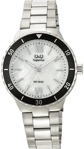 Ceas analogic pentru femei Q&Q Superior - S24A-001VY - 1