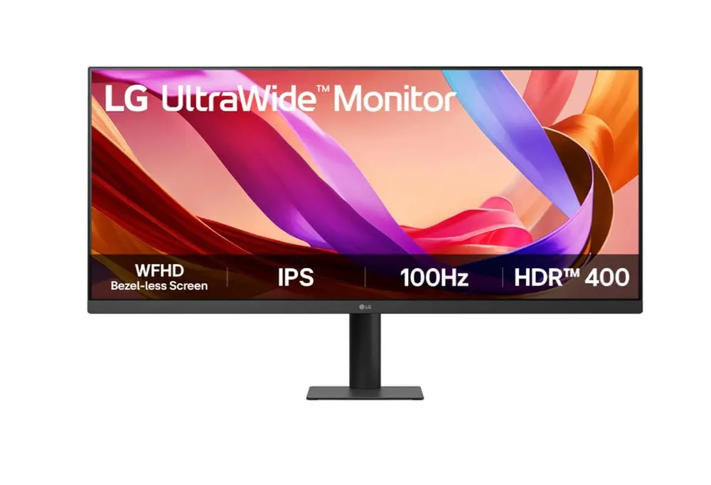 Монитор, LG 34U511A-B, 34" UltraWide 21:9, IPS, 100 Hz, 5ms, 1000:1, 400cd/m2, WFHD 2560x 1080, sRGB 99%, HDR 400, HDMI, DP, Reader mode, Dynamic Action Sync, LG Switch, Tilt, LG Switch, Black