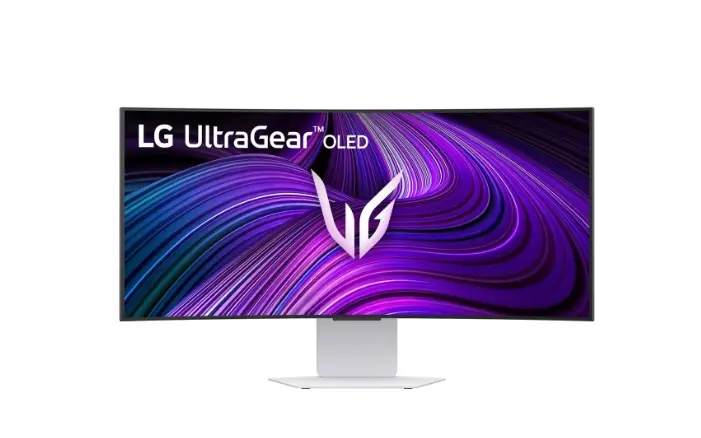 Монитор, LG 34GX90SA-W, 34", OLED UltraGear 21:9 Curved Smart, IPS 0.03 ms, WQHD (3440x1440), 240Hz, HDR 10, 1500000:1, 250 cd/m2, DCI-P3 98.5%, USB 3.0, VRR, Free-sync, G-Sync, USB-C, PD 65W, HDMI, DP, PBP, Speakers, LG Switch, Height, Swivel, Tilt, White - image 3