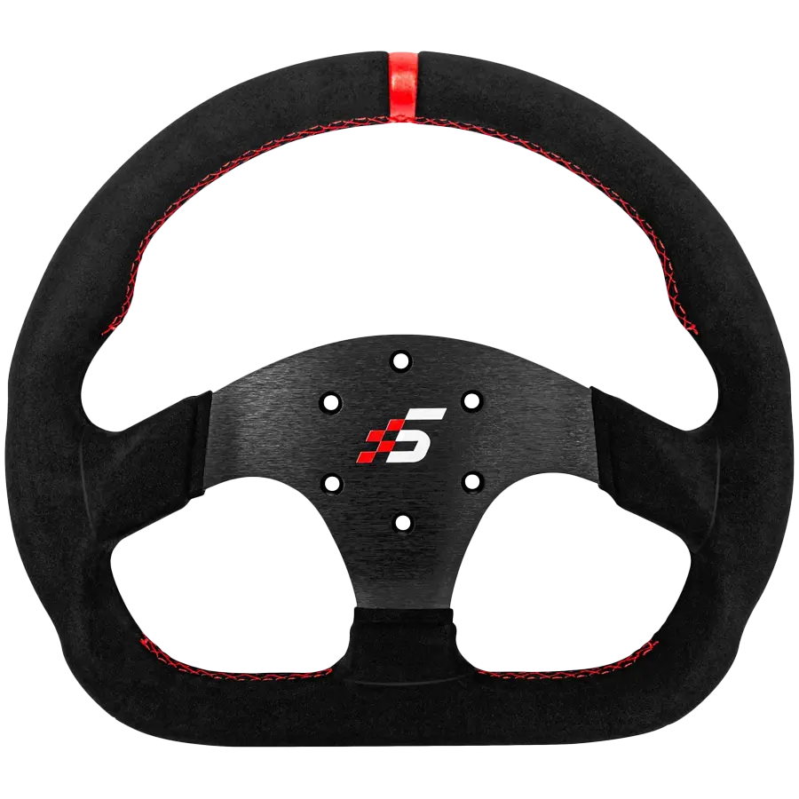 SIMAGIC D-Shaped Steering wheel without HUB, 325mm, Suede. S404
