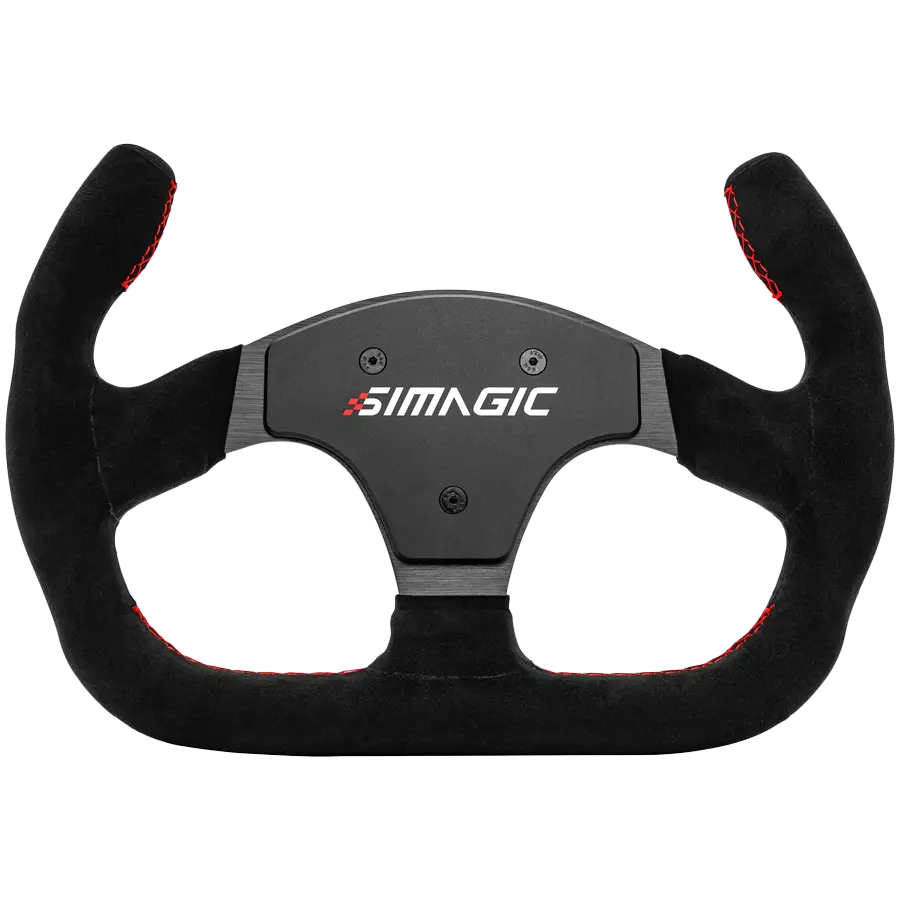 SIMAGIC C-Shaped Steering wheel without HUB, 325mm, Suede. S406