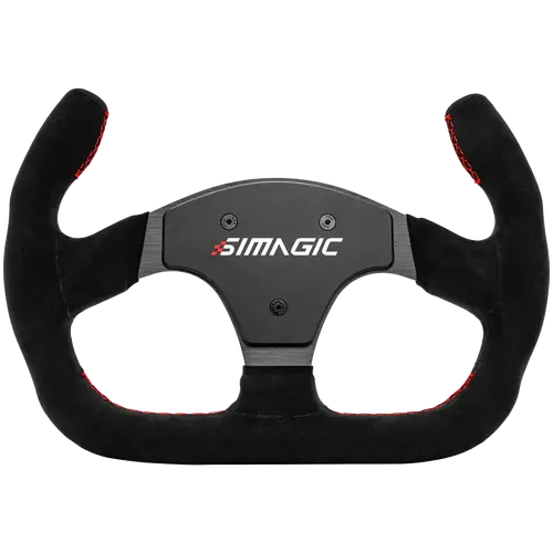 SIMAGIC C-Shaped Steering wheel without HUB, 325mm, Suede. S406