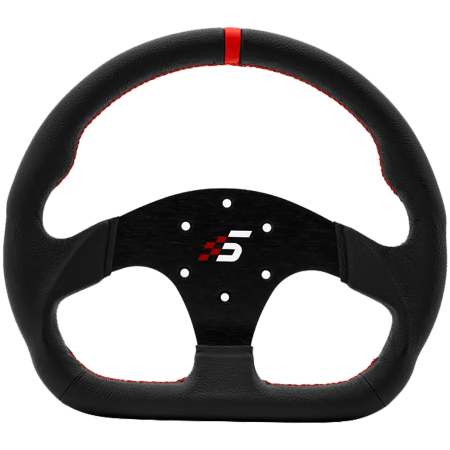 SIMAGIC D-Shaped Steering wheel without HUB, 325mm, Leather. S403
