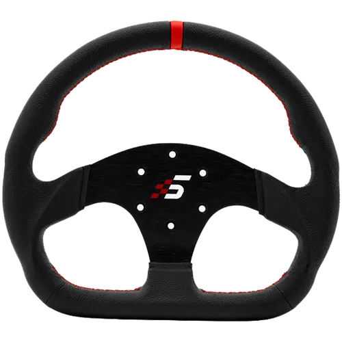 SIMAGIC D-Shaped Steering wheel without HUB, 325mm, Leather. S403