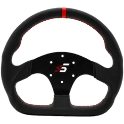 SIMAGIC D-Shaped Steering wheel without HUB, 325mm, Leather. S403