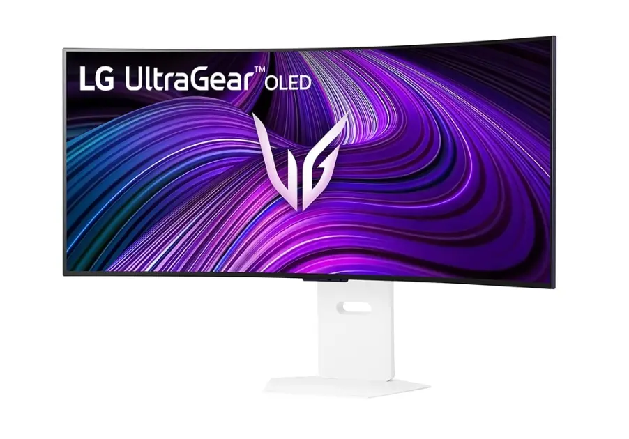 Монитор, LG 39GX90SA-W, 39", OLED UltraGear 21:9 Curved Smart, IPS 0.03 ms, WQHD (3440x1440), 240Hz, HDR 10, 1500000:1, 250 cd/m2, DCI-P3 98.5%, USB 3.0, VRR, Free-sync, G-Sync, USB-C, PD 65W, HDMI, DP, PBP, Speakers, LG Switch, Height, Swivel, Tilt, White - image 1