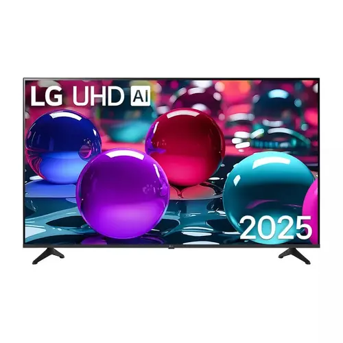Телевизор, LG 55UA73003LA, 55" 4K UltraHD TV 4K (3840x2160), DVB-T2/C/S2, webOS 25 Smart, ThinQ AI, Alpha 7 AI Processor, WiFi, HDR10 pro, HLG, ALLM/HGiG, 4K Upscaling, AI Sound pro, Multiple View, HDMI eARC, LAN, USB, Bluetooth, Google Cast, 2 Pole Stand, Black