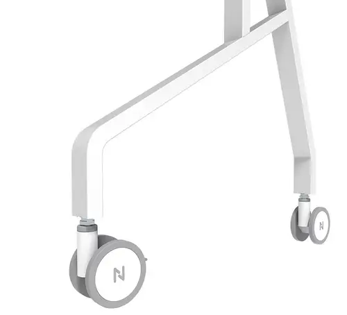 Suport, Neomounts Move Go Flip suport mobil rotativ de podea pentru Samsung Flip 55" și 65" (instalare rapidă, înălțime reglabilă) - 13