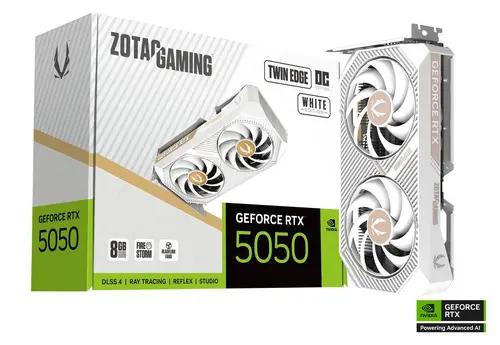 Видео карта ZOTAC GAMING RTX 5050 Twin Edge White Edition OC 8GB GDDR6 - image 5
