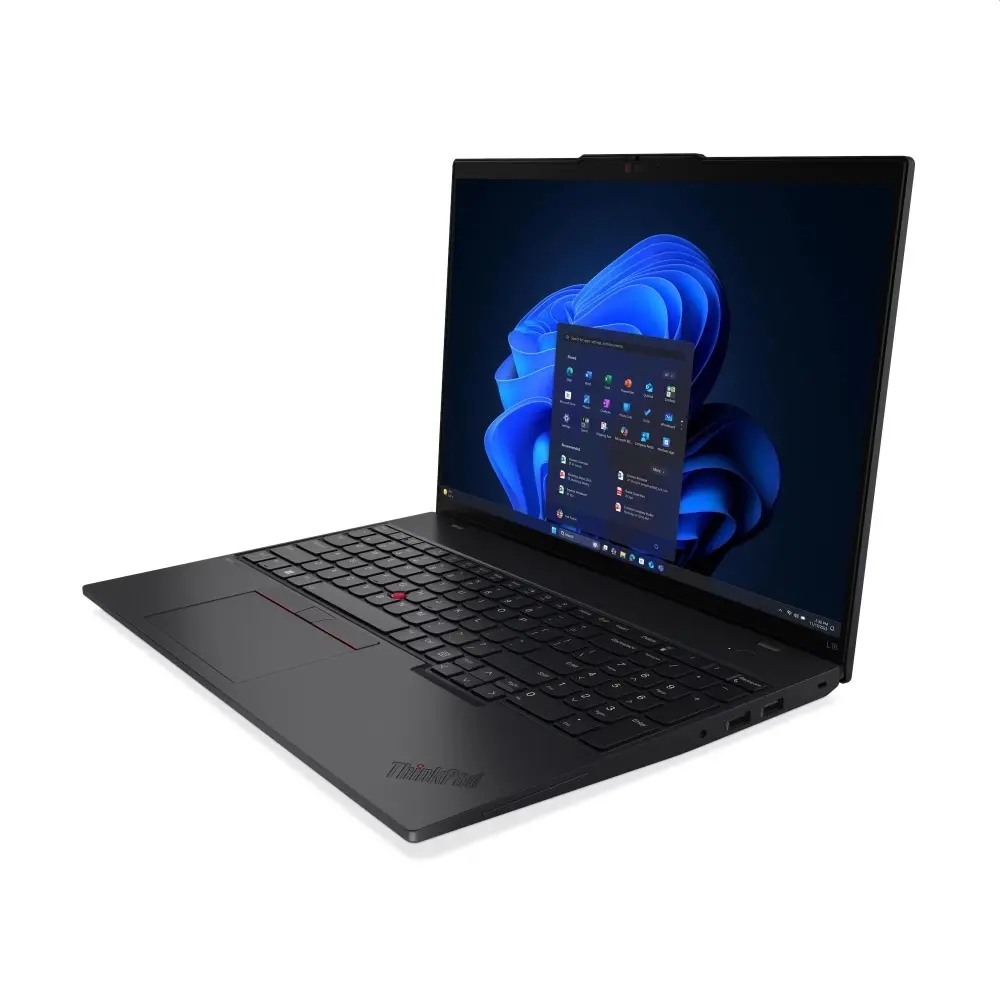 Лаптоп, Lenovo ThinkPad L16 G2 Intel Core Ultra 5 225U, 12C (up to 4.8GHz, 12MB), 16GB DDR5-5600, 512GB SSD, 16" WUXGA (1920x1200) IPS AG, Intel Graphics, 5MP&IR Cam, Backlit KB, WLAN, BT, SCR, FPR, 3 cell, Win11Pro, 3Y Onsite - image 2