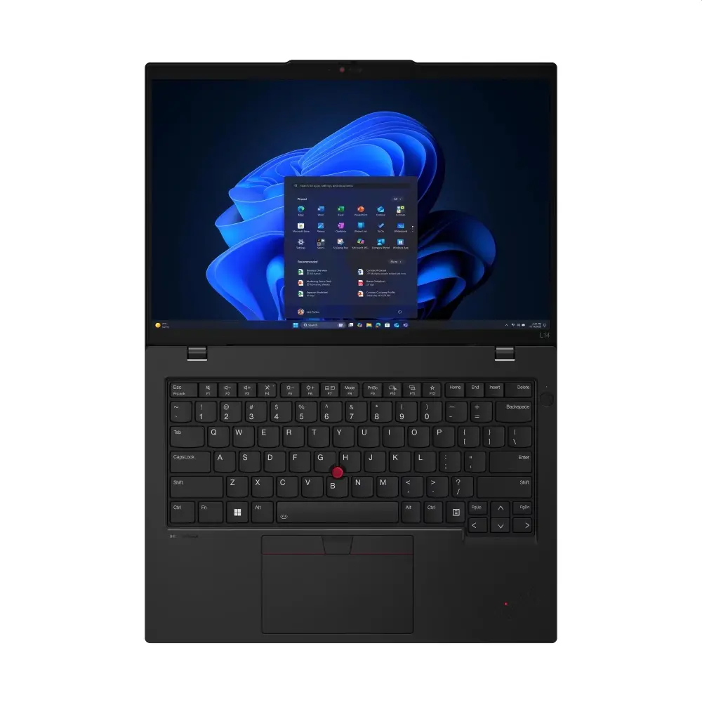 Лаптоп, Lenovo ThinkPad L14 G6 Intel Core Ultra 7 255U, 12C (up to 5.2GHz, 12MB), 16GB DDR5-5600, 512GB SSD, 14" WUXGA (1920x1200) IPS AG, Intel Graphics, 5MP&IR Cam, Backlit KB, WLAN, BT, SCR, FPR, 3 cell, Win11Pro, 3Y Onsite - image 5