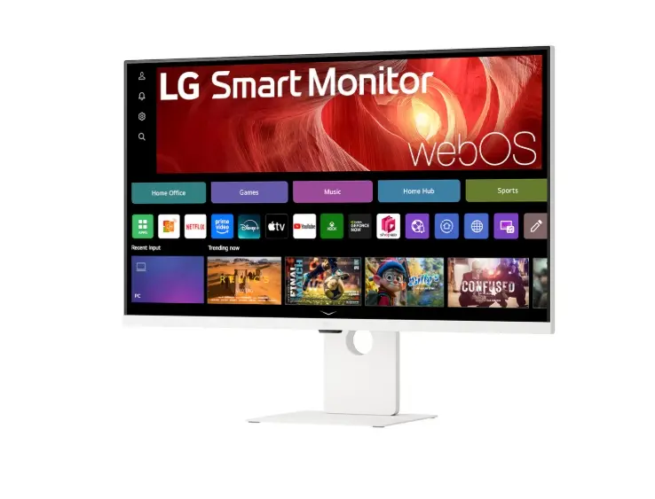 Монитор, LG 37U730SA-W, 37" Smart  webOS 4K, IPS AG, DCI-P3 90%, 5ms, 300 cd/m2, 1000:1, 3840x2160, HDR 10, USB Type-C, PD 65W,  AirPlay 2, HDMI, LG Switch, Reader Mode, Tilt/Swivel - image 2