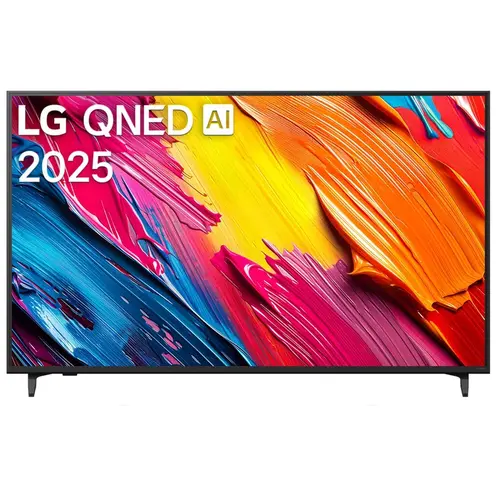 Телевизор, LG 55QNED70A6A, 55" 4K QNED HDR Smart TV, 3840x2160, DVB-T2/C/S2, Alpha 7 AI Processor, HDR10 / HLG, webOS 25 ThinQ, VRR / ALLM / HGiG, 4K Upscaling, WiFi 5, Voice ID, Bluetooth 5.0, AirPlay 2, LAN, CI, HDMI, SPDIF, Google Cast, 2 pole Stand