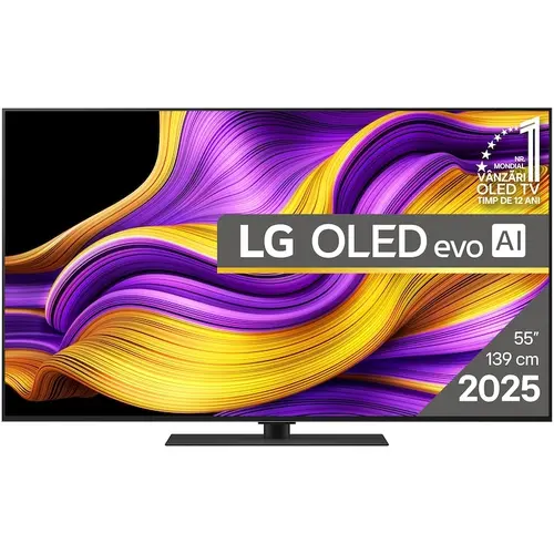 Телевизор, LG OLED55G53LS, 55" UHD OLED evo, 4K (3840 x 2160), DVB-C/T2/S2, Full Cinema Screnn, Alpha 11 AI 4K, 120Hz Native (VRR 144Hz), ThinQ AI, HDR10, VRR, NVIDIA G-SYNC, AMD FreeSync, Dolby Vision, Dolby Atmos, Wi-Fi 6, Bluetooth, HDMI, USB, Airplay 2, IC slot