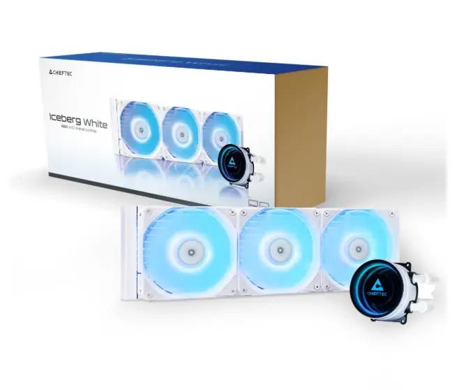 Вентилатор, Chieftec Iceberg 360 RGB White