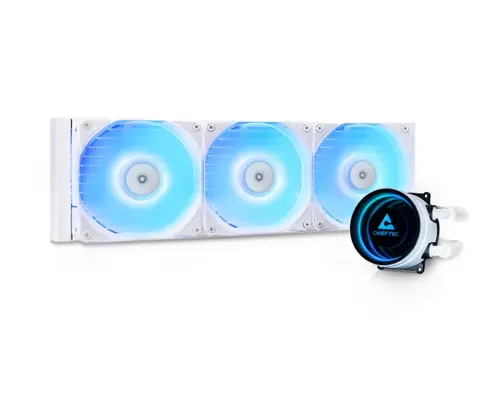 Вентилатор, Chieftec Iceberg 360 RGB White - image 1