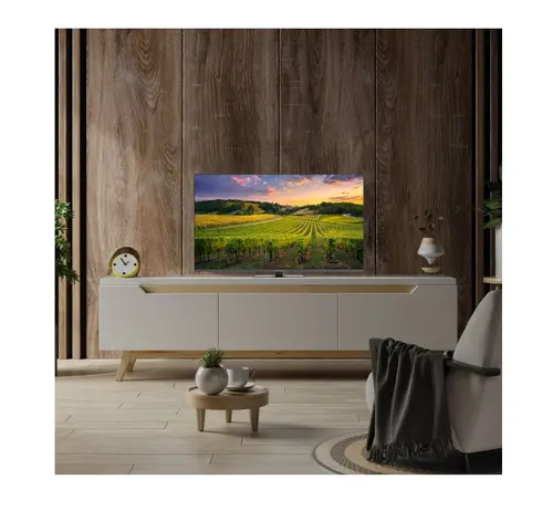 Телевизор, Thomson Smart QLED TV 43"; Google TV; 3840 x 2160 (4K UHD), 4000:1, QLED, 60 Hz, DVB-T/T2/C/S/S2, HDR10, Hotel mode, Wi-Fi, Bluetooth, LAN, HDMI 2 (2.0) + 2 (2.1), USB 2 (2.0) + 1 (3.0), Central Swivel Stand, Dark gray - image 7