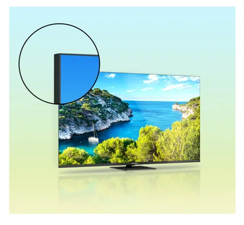 Телевизор, Thomson Smart UHD TV 55"; Google TV; 3840 x 2160 (4K UHD), 4000:1, DLED, 60 Hz, DVB-T/T2/C/S/S2, HDR10, Wi-Fi, Bluetooth, LAN, HDMI 2 (2.0) + 2 (2.1), USB 2 (2.0) + 1 (3.0),Central Swivel Stand, Black - image 7