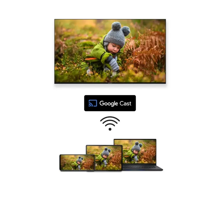 Телевизор, Thomson Smart QLED Pro TV 55"; Google TV; 3840 x 2160 (4K UHD), DLED, 144 Hz, DVB-T/T2/C/S/S2, HDR10, Wi-Fi, Bluetooth, LAN, HDMI 4 (2.1), USB 2 (2.0) + 1 (3.0), Central Swivel Stand, Black - image 14