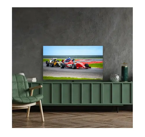 Телевизор, Thomson Smart QLED Pro TV 55"; Google TV; 3840 x 2160 (4K UHD), DLED, 144 Hz, DVB-T/T2/C/S/S2, HDR10, Wi-Fi, Bluetooth, LAN, HDMI 4 (2.1), USB 2 (2.0) + 1 (3.0), Central Swivel Stand, Black - image 7