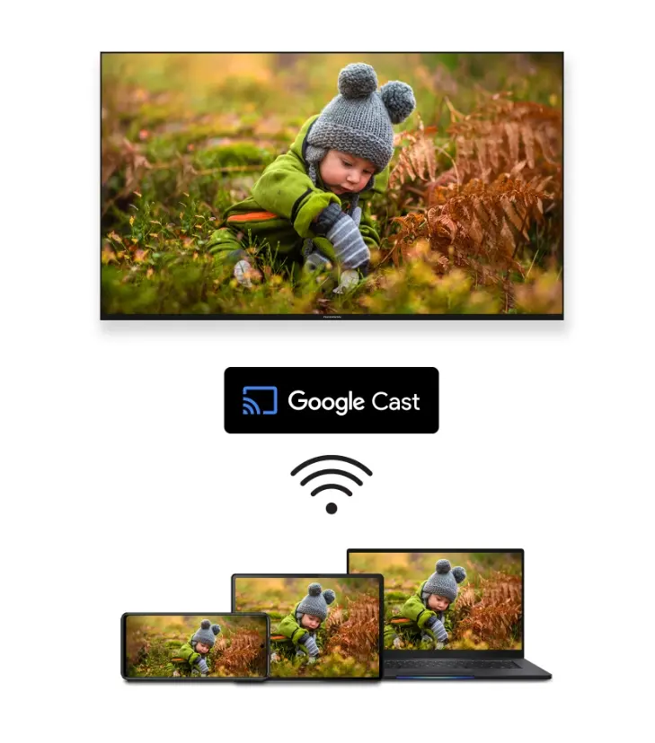 Телевизор, Thomson Smart QLED Plus TV 65"; Google TV; 3840 x 2160 (4K UHD), QLED, 4000:1, 60 Hz, DVB-T/T2/C/S/S2, HDR10, Wi-Fi, Bluetooth, LAN, HDMI 2 (2.0) + 2 (2.1), USB 2 (2.0) + 1 (3.0),Built-in Front Speakers, Central Swivel Stand, Black - image 11