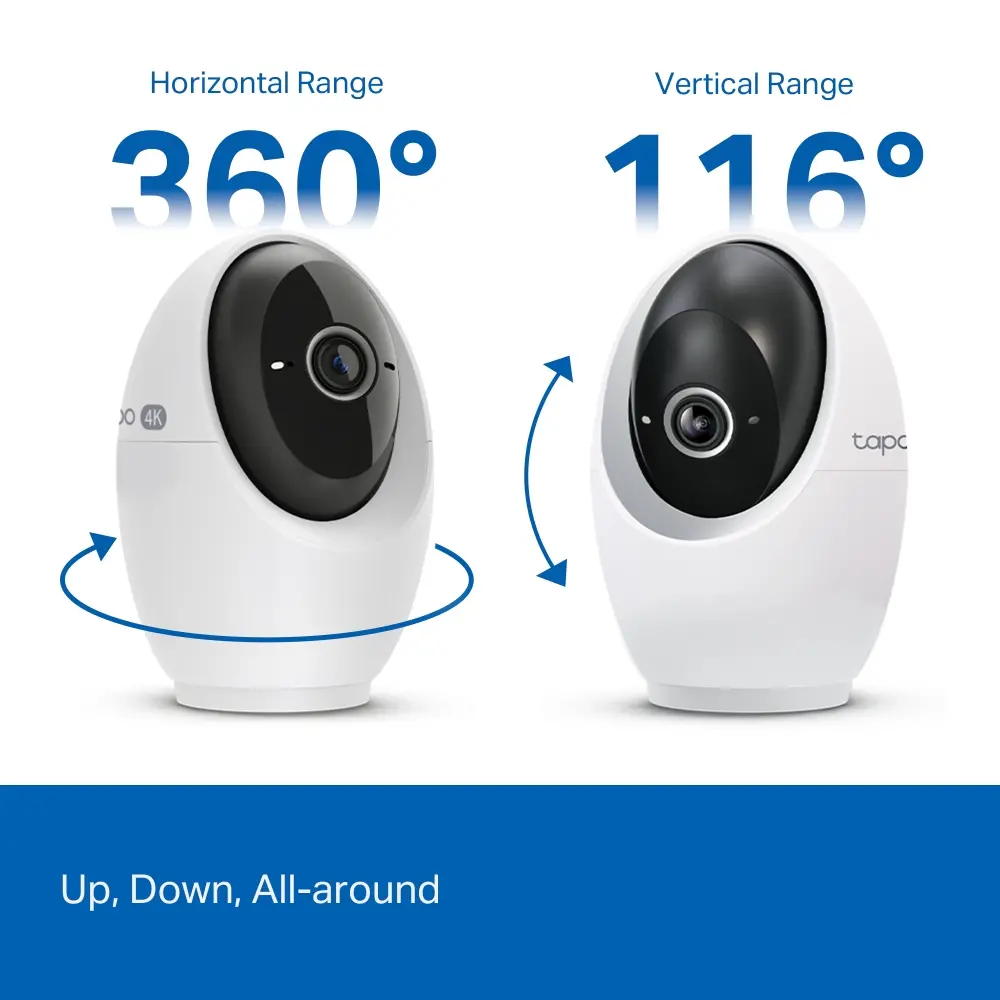 Камера TP-Link Tapo C260, Pan/Tilt AI AI домашна охранителна Wi-Fi камера - image 3