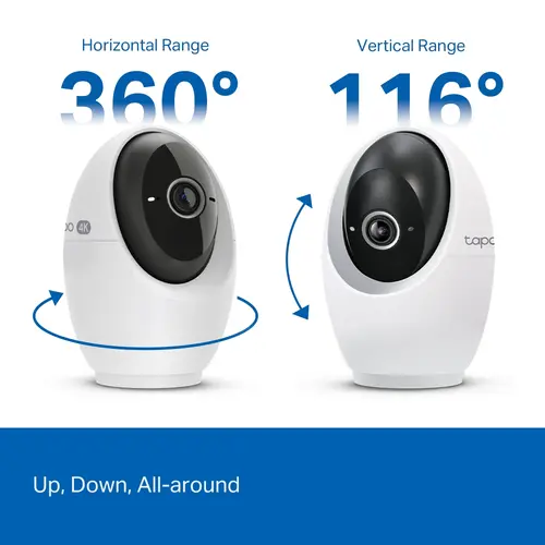 Камера TP-Link Tapo C260, Pan/Tilt AI AI домашна охранителна Wi-Fi камера - image 3