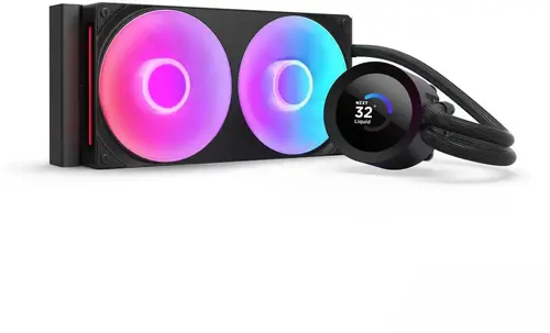 Cooler pentru procesor NZXT Kraken Plus 240 RGB LCD Display - Negru - 1