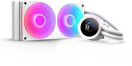 Ψύκτρα επεξεργαστή NZXT Kraken Plus 240 RGB LCD Display - Λευκό - 1