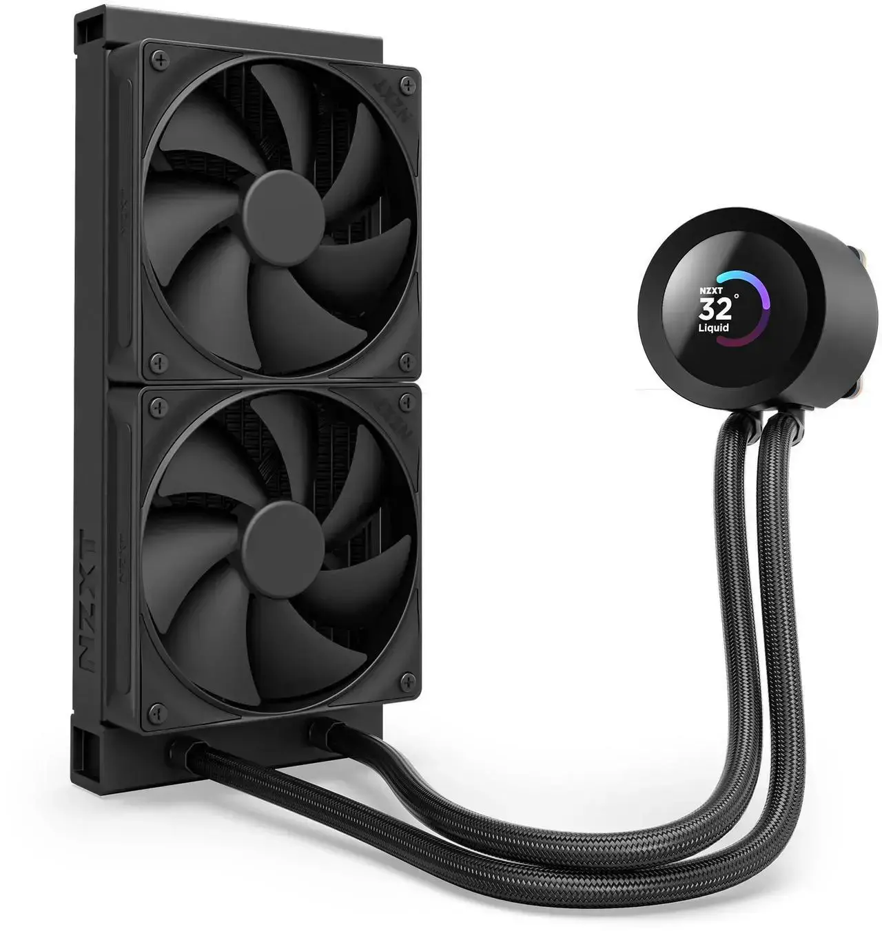 Охладител за процесор NZXT Kraken Plus 240 LCD Display - Black - image 2