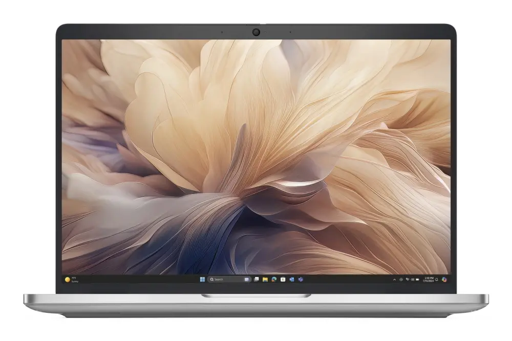 Лаптоп, Dell Pro 14 Plus PB14250, Intel Ultra 5 236V vPro (40 TOPS NPU, 8 cores, up to 4.7 GHz), 14, FHD+, 300 nit, 45% NTSC, AG, 16 GB: LPDDR5x, 8533 MT/s (onboard), 512 GB SSD, Integrated Intel graphics, FHD+IR Cam, Wi-Fi 7, FPR, Backlit Kb, Win 11 Pro, 3Y PS - image 1