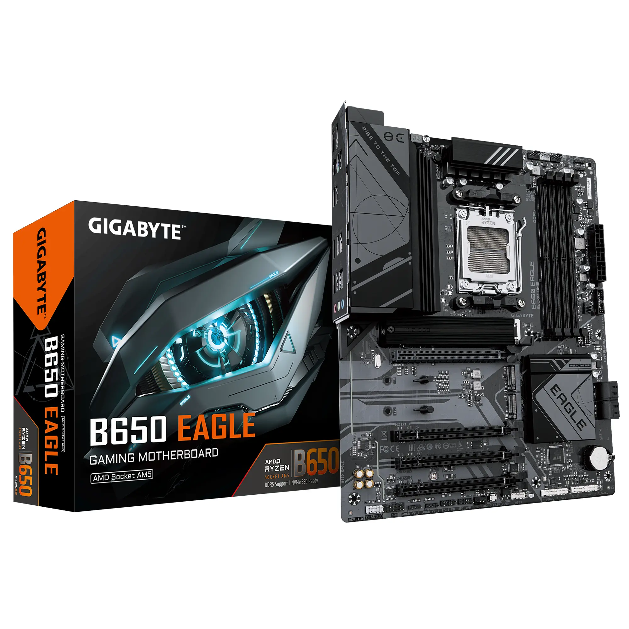 GIGABYTE B650 EAGLE AM5 4xDDR5 4xSATA 3xM.2 - image 3