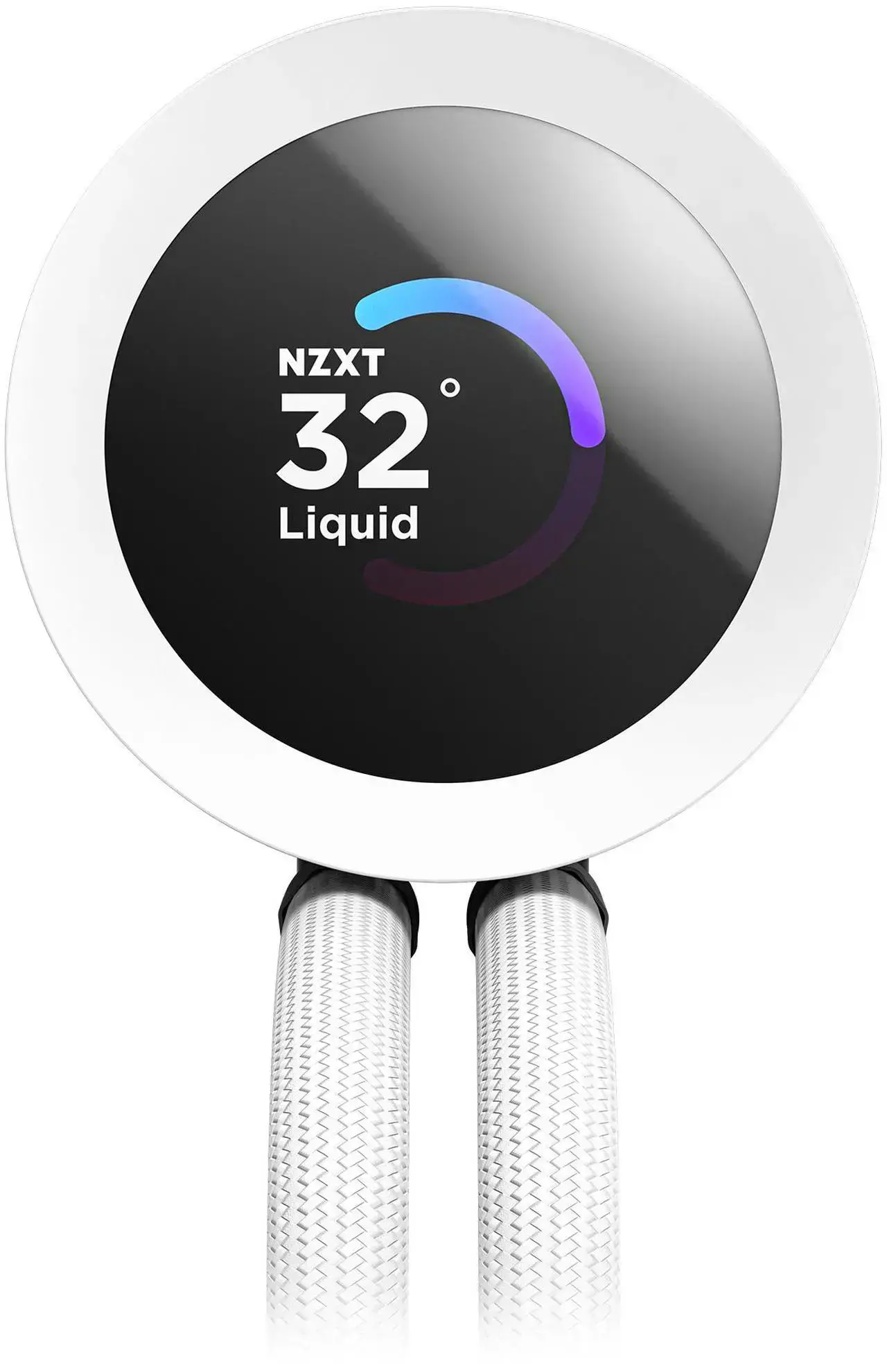 Охладител за процесор NZXT Kraken Plus 360 RGB LCD Display - White - image 3