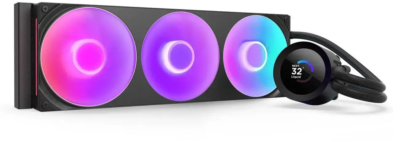 Cooler pentru procesor NZXT Kraken Plus 360 RGB LCD Display - Negru