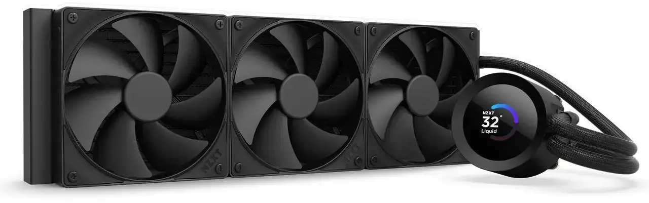 Cooler pentru procesor NZXT Kraken Plus 360 LCD Display - Negru