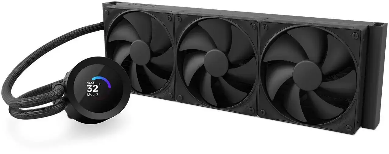 Охладител за процесор NZXT Kraken Plus 360 LCD Display - Black - image 1