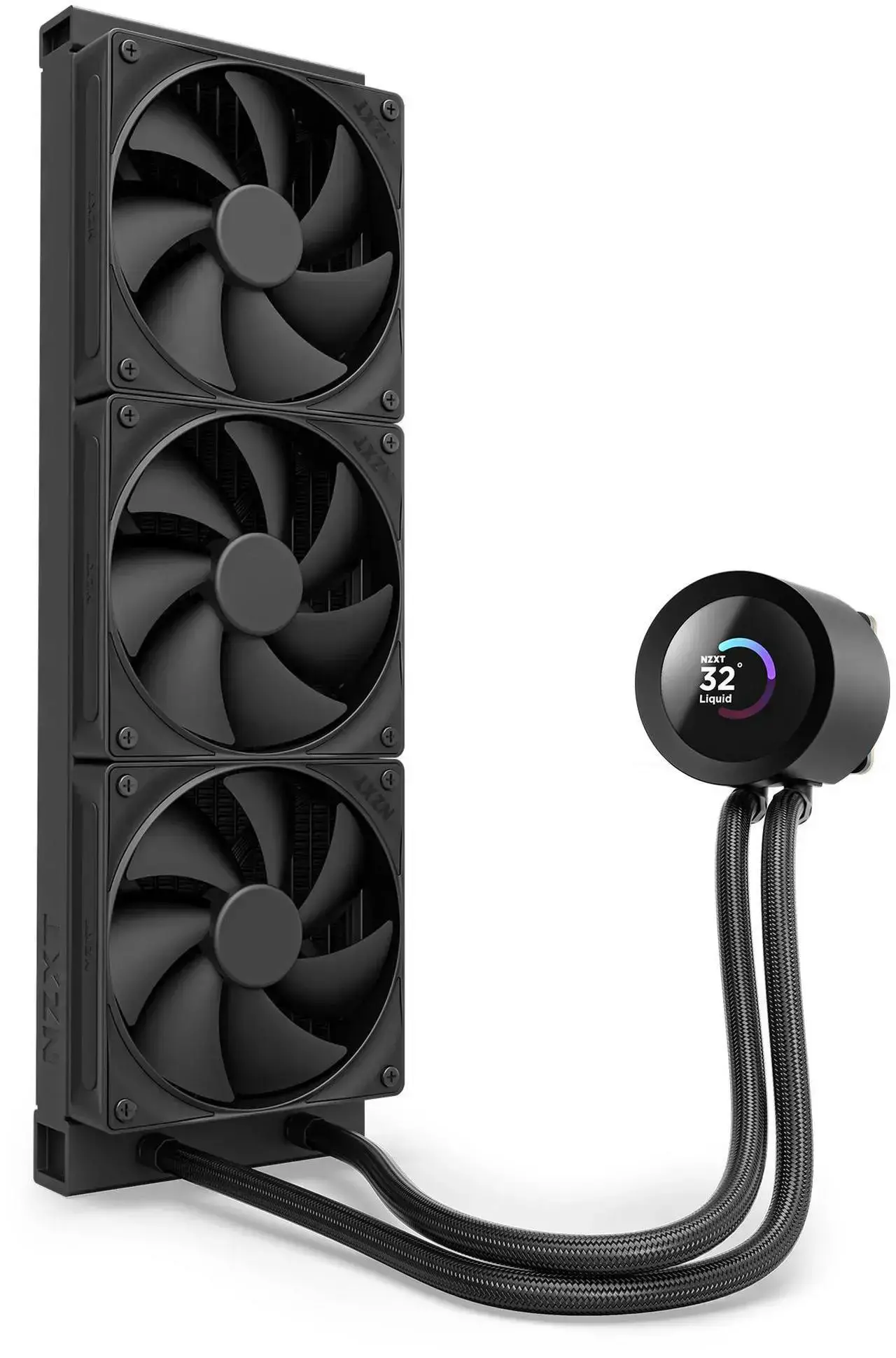 Охладител за процесор NZXT Kraken Plus 360 LCD Display - Black - image 2