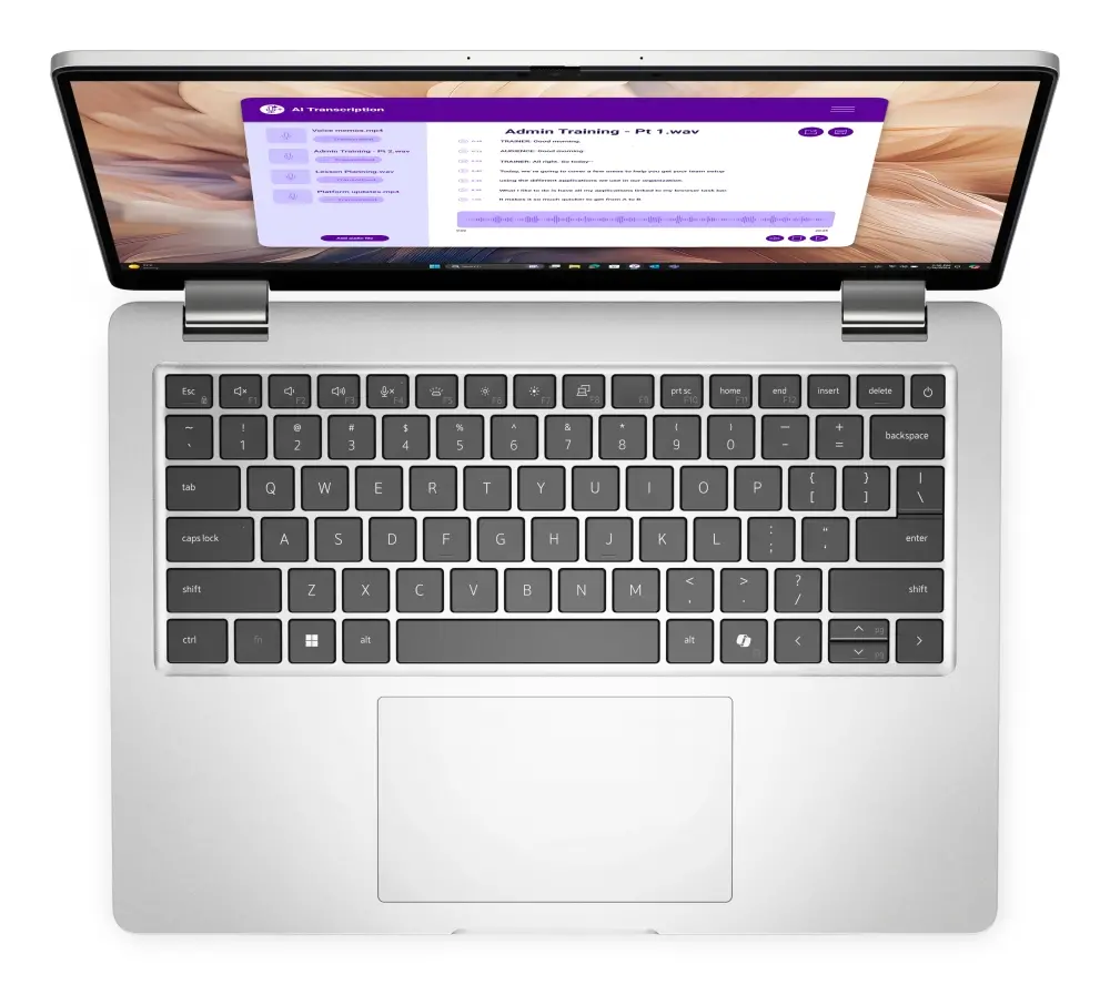 Лаптоп, Dell Pro 14 Plus PB14250, Intel Ultra 7 266V vPro (48 TOPS NPU, 8 cores, up to 5.0 GHz), 14, FHD+, 300 nit, 45% NTSC, AG, 16 GB: LPDDR5x, 8533 MT/s (onboard), 512 GB SSD, Integrated Intel graphics, 5MP+IR Cam, Wi-Fi 7, FPR, Backlit Kb, Win 11 Pro, 3Y PS - image 3