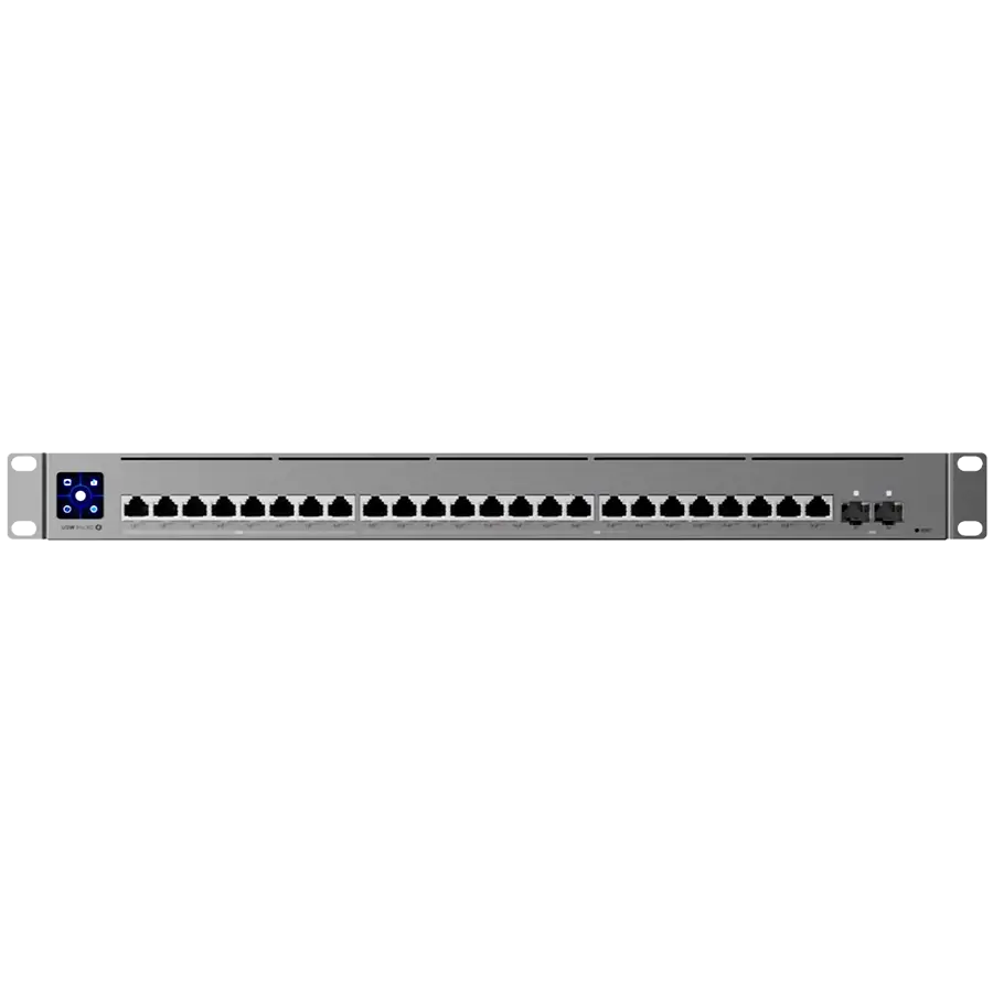 Ubiquiti Layer 3 Etherlighting USW-Pro-XG-24-PoE-EU (16) 10 GbE, (8) 2.5 GbE, and (2) 25G SFP28 ports