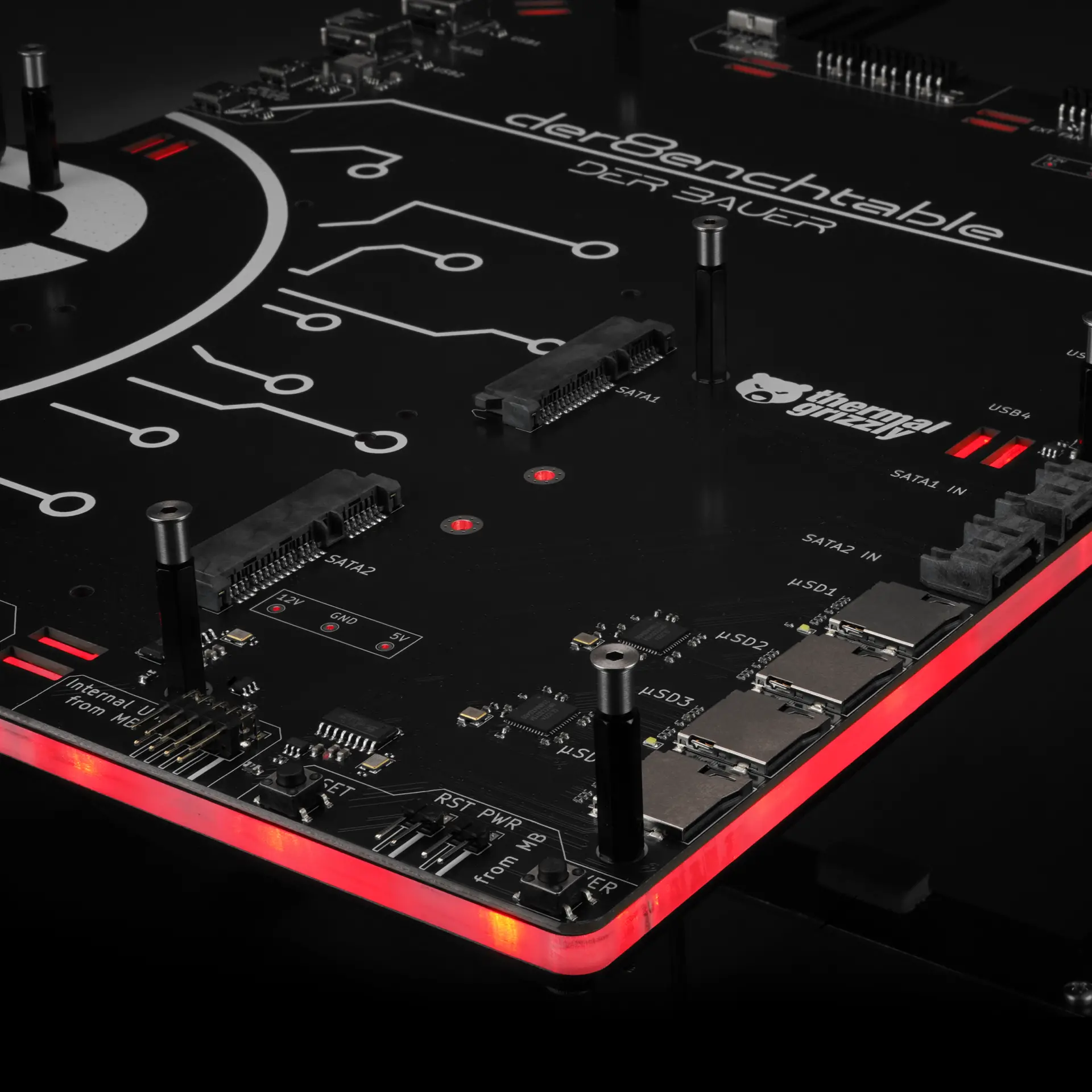 Платка за тестване на хардуер Thermal Grizzly Benchtable Der8enchtable - image 4