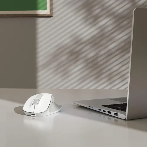 HAMA Безжична оптична мишка WM-500 Recharge, бяла, 6 бут.,800/1200/1600 dpi, безшумна - image 5